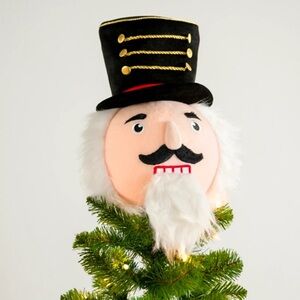 NIB nutcracker tree topper